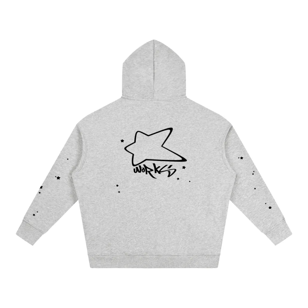 Ultra Thick St4R baggy hoodie