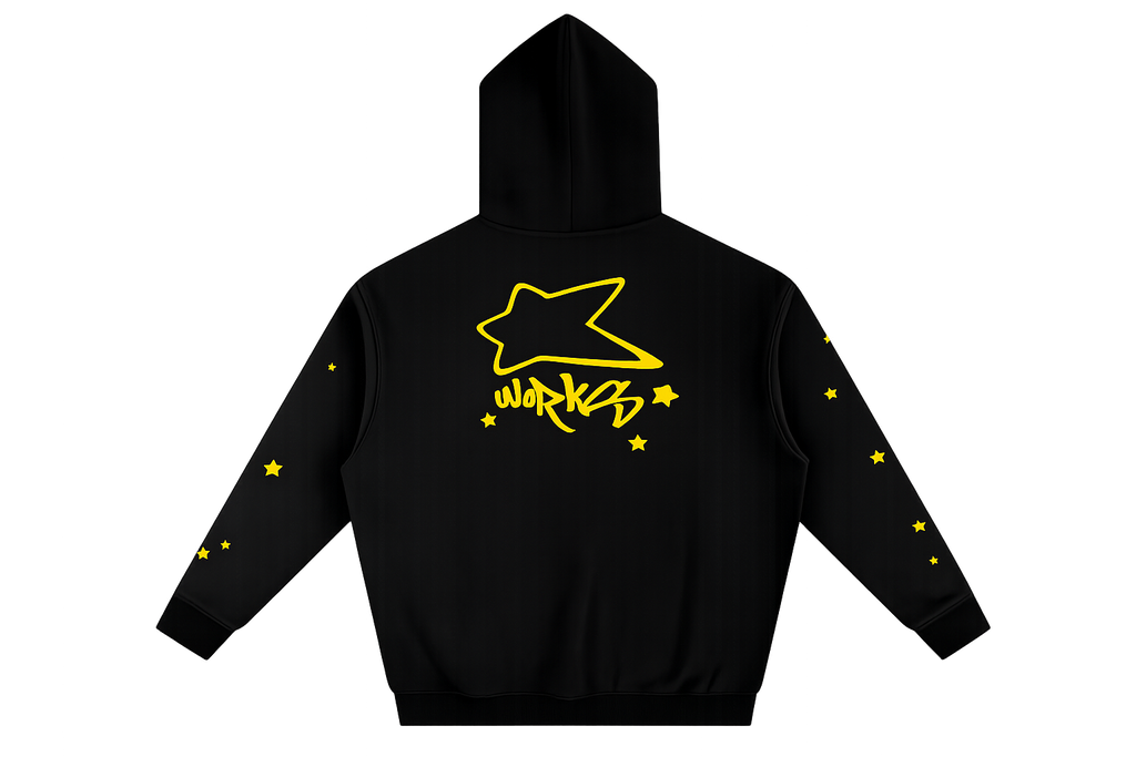 Super Thick Hoodie - Black by ST4R WORKS