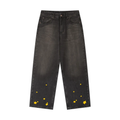 Vintage Wash Heavyweight Denim Jeans - Vintage Black Jeans BY ST4R WORKS